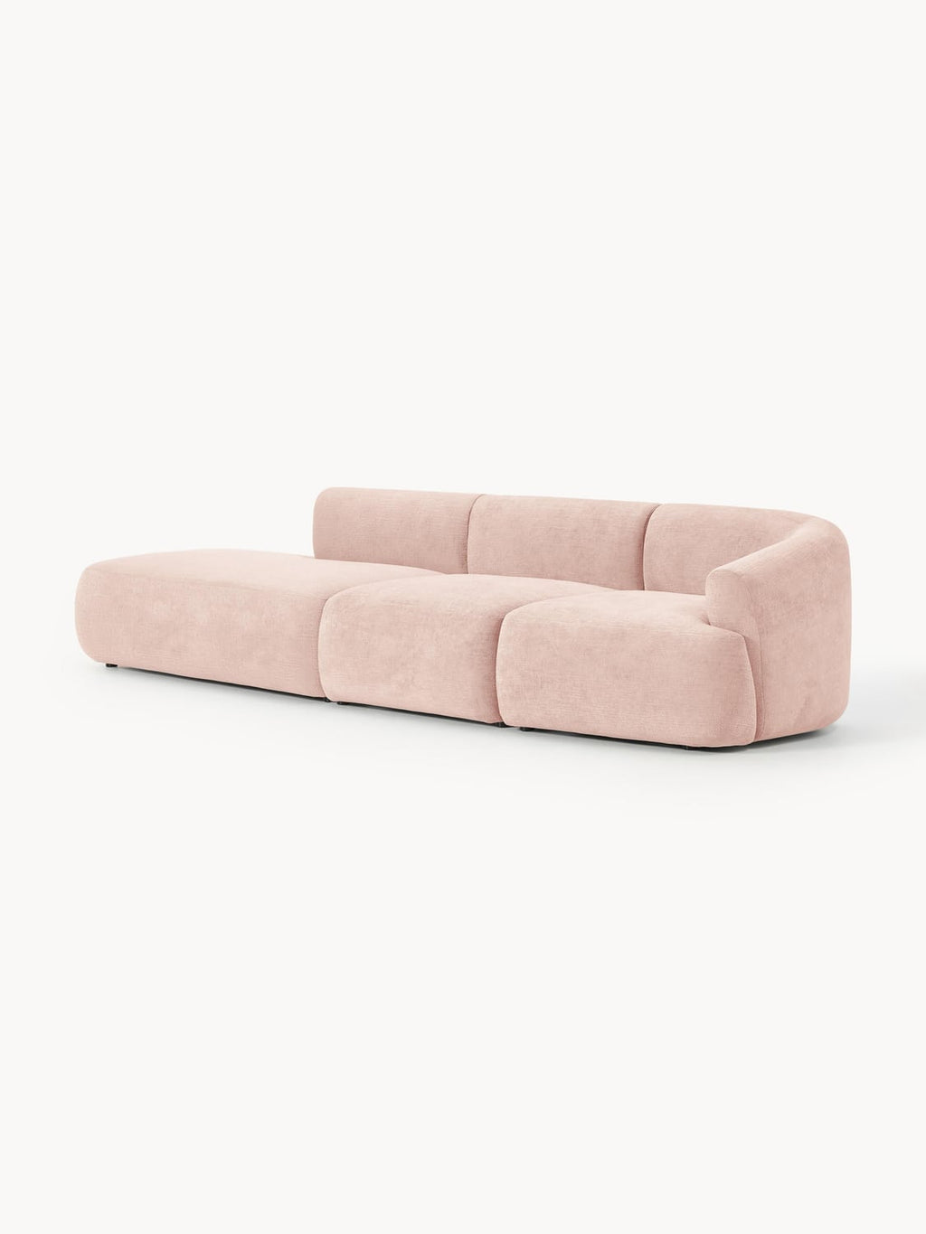 Sofia Modular Ottoman (2-seater) — Blush