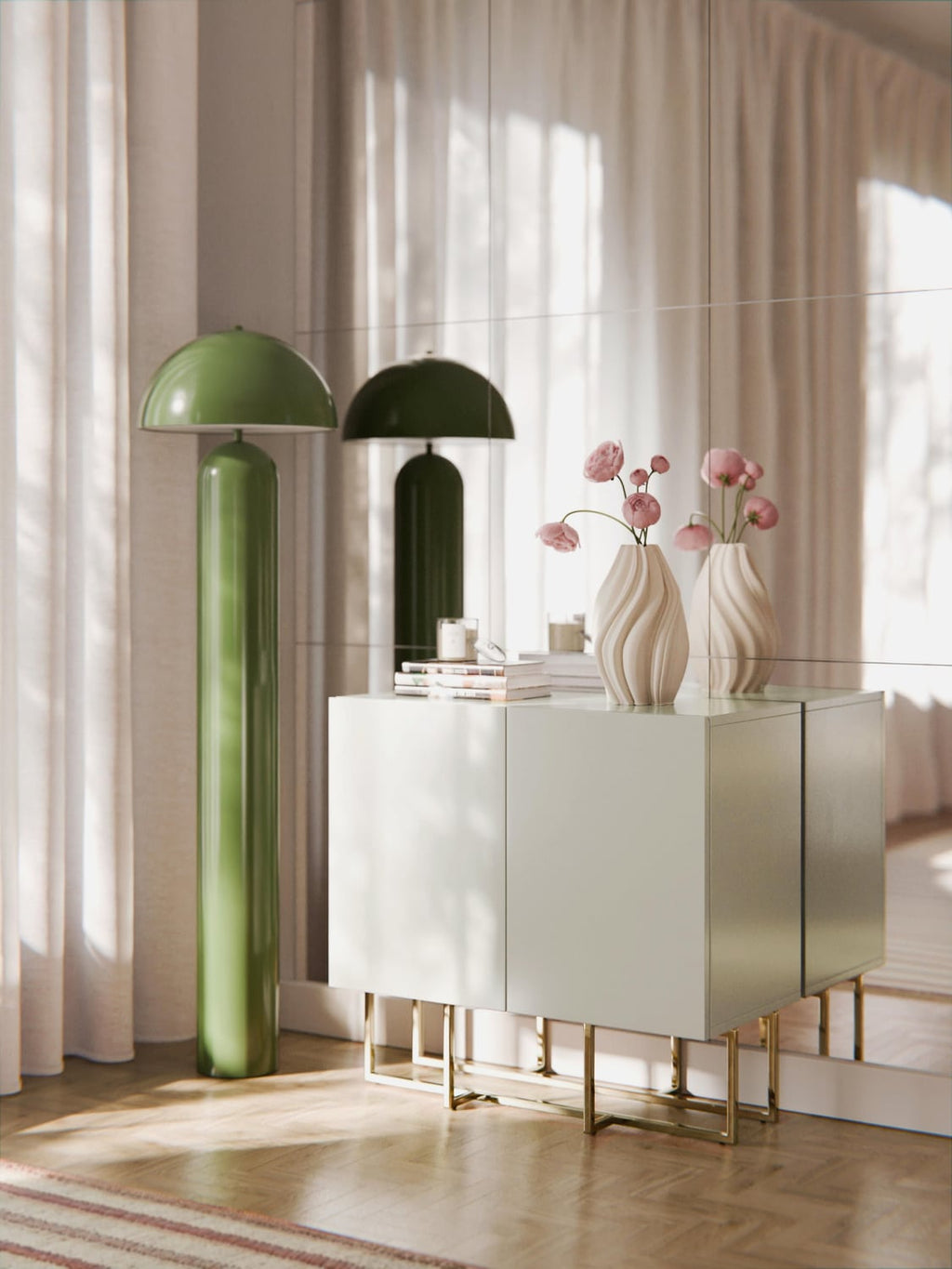 Joe Wood-Shoe Cabinet — Light Grey