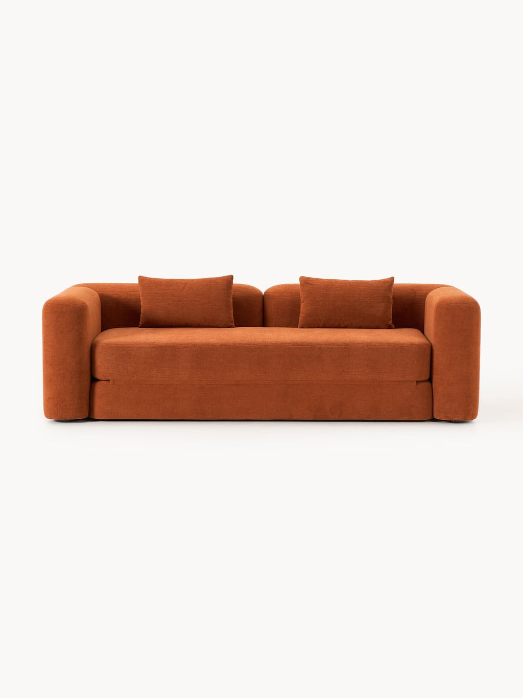 Livvie Sofa Bed (3-seater) — Rust