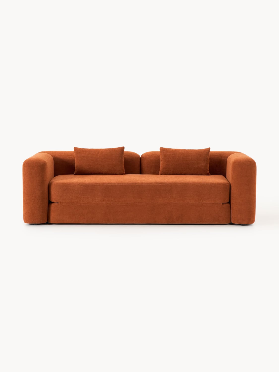 Livvie Sofa Bed (3-seater) — Rust