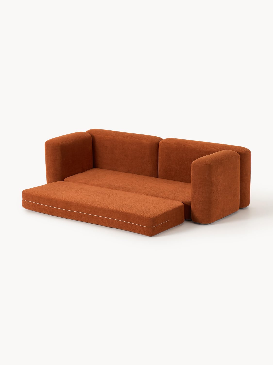 Livvie Sofa Bed (3-seater) — Rust