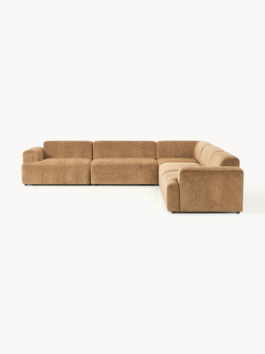 Melva XL Corner Sofa — Caramel