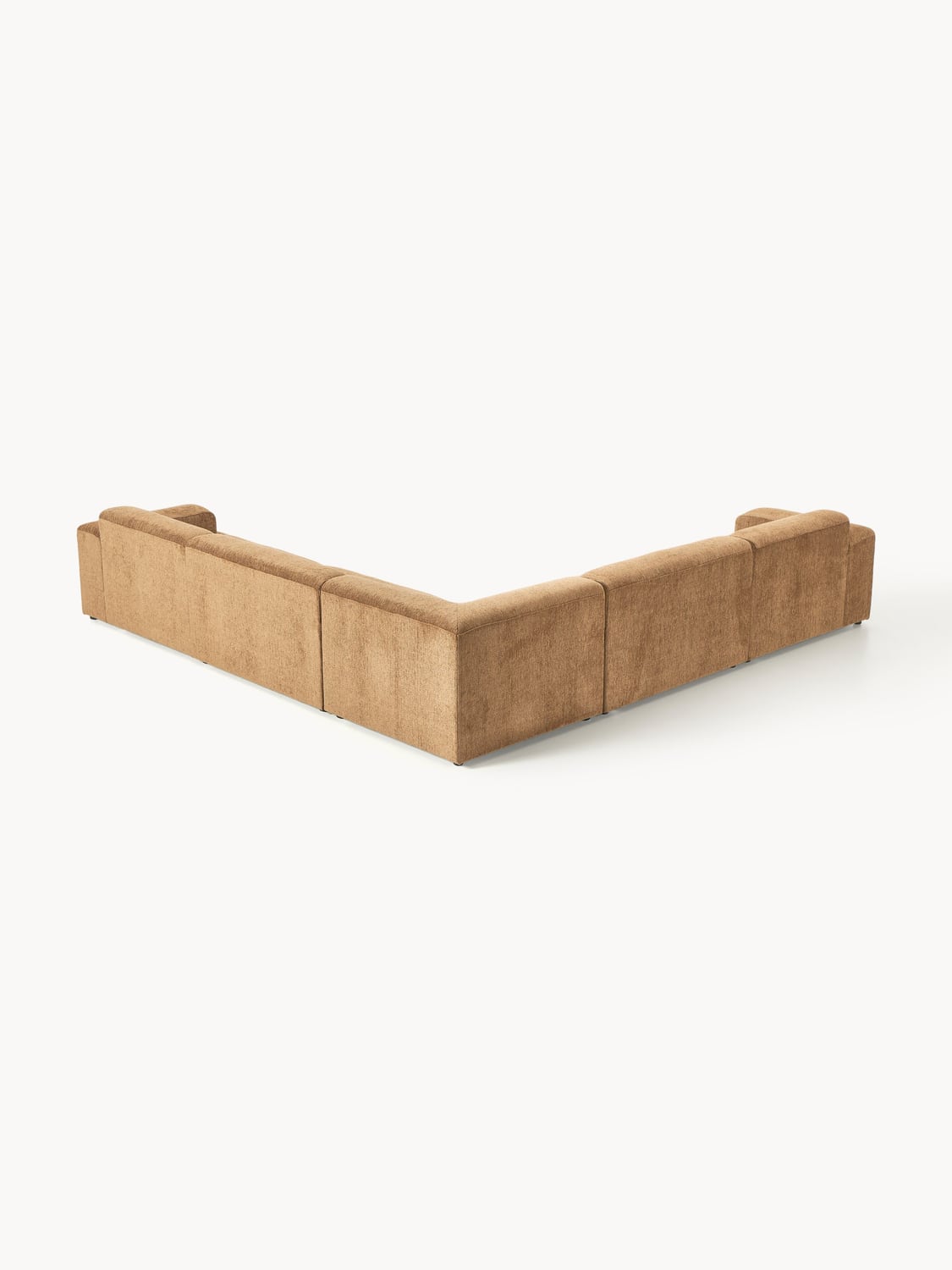 Melva XL Corner Sofa — Caramel