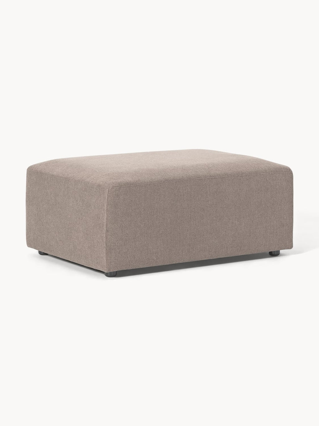 Melva Ottoman, B 99 x T 72 cm — Taupe