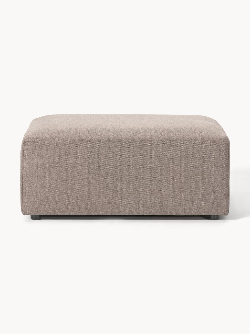 Melva Ottoman, B 99 x T 72 cm — Taupe