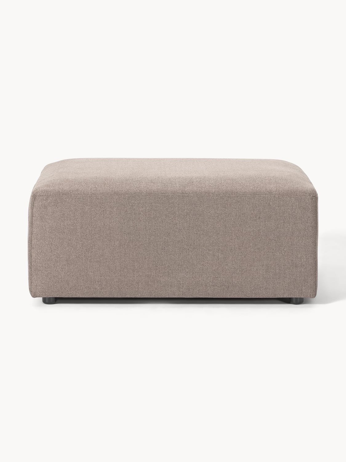 Melva Ottoman, B 99 x T 72 cm — Taupe