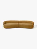 Alba Sofa (4-seater) in Teddy Bouclé — Caramel