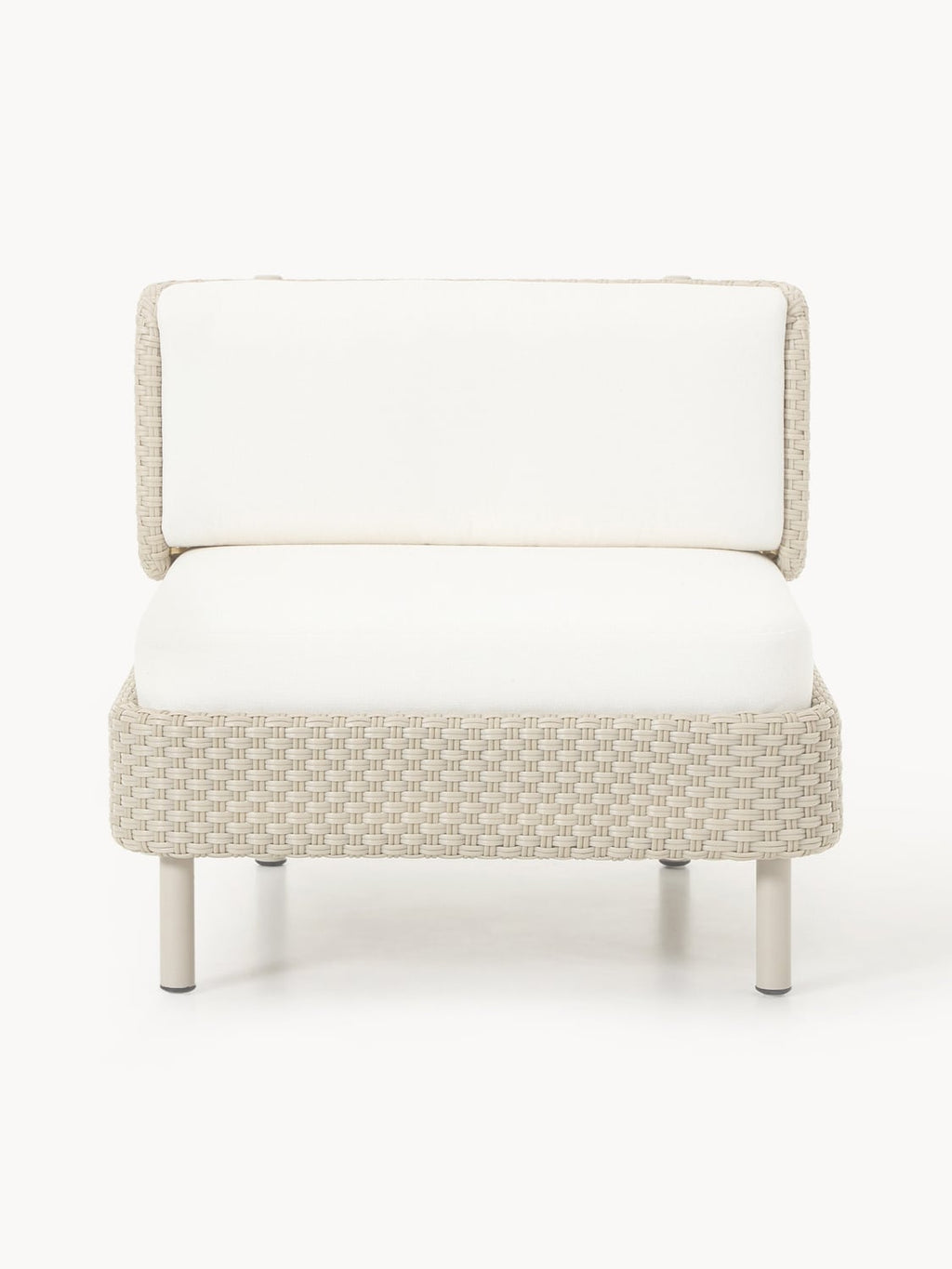 Hani Modular Garden Lounge Chair with Protective Cover — Blush