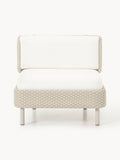 Hani Modular Garden Lounge Chair with Protective Cover — Blush