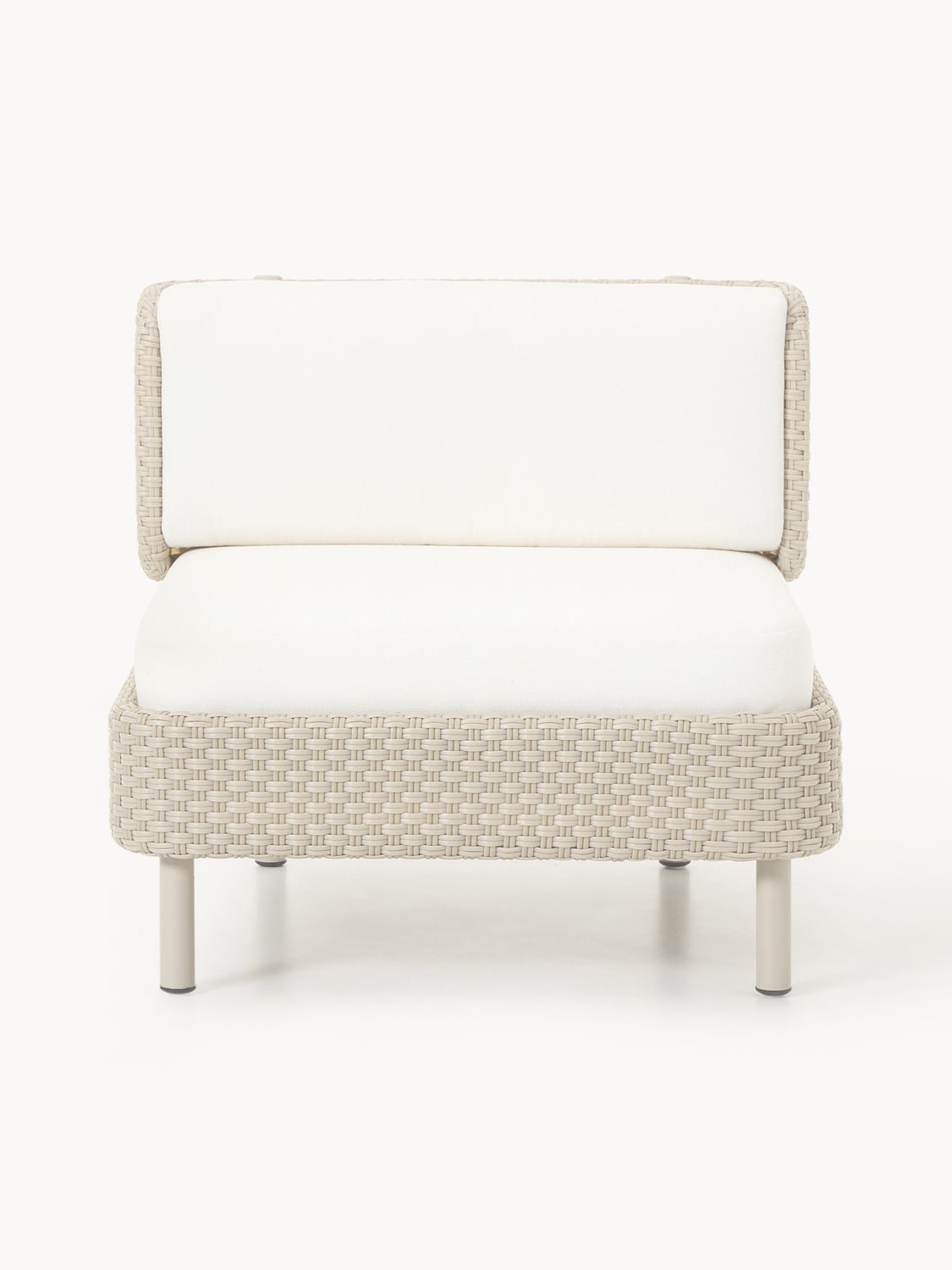 Hani Modular Garden Lounge Chair with Protective Cover — Blush