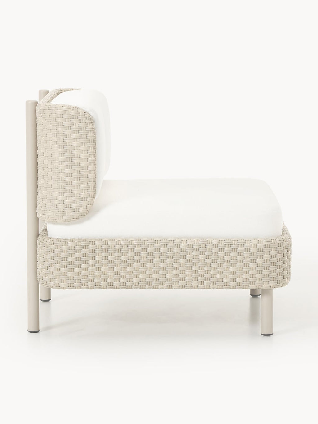 Hani Modular Garden Lounge Chair with Protective Cover — Blush