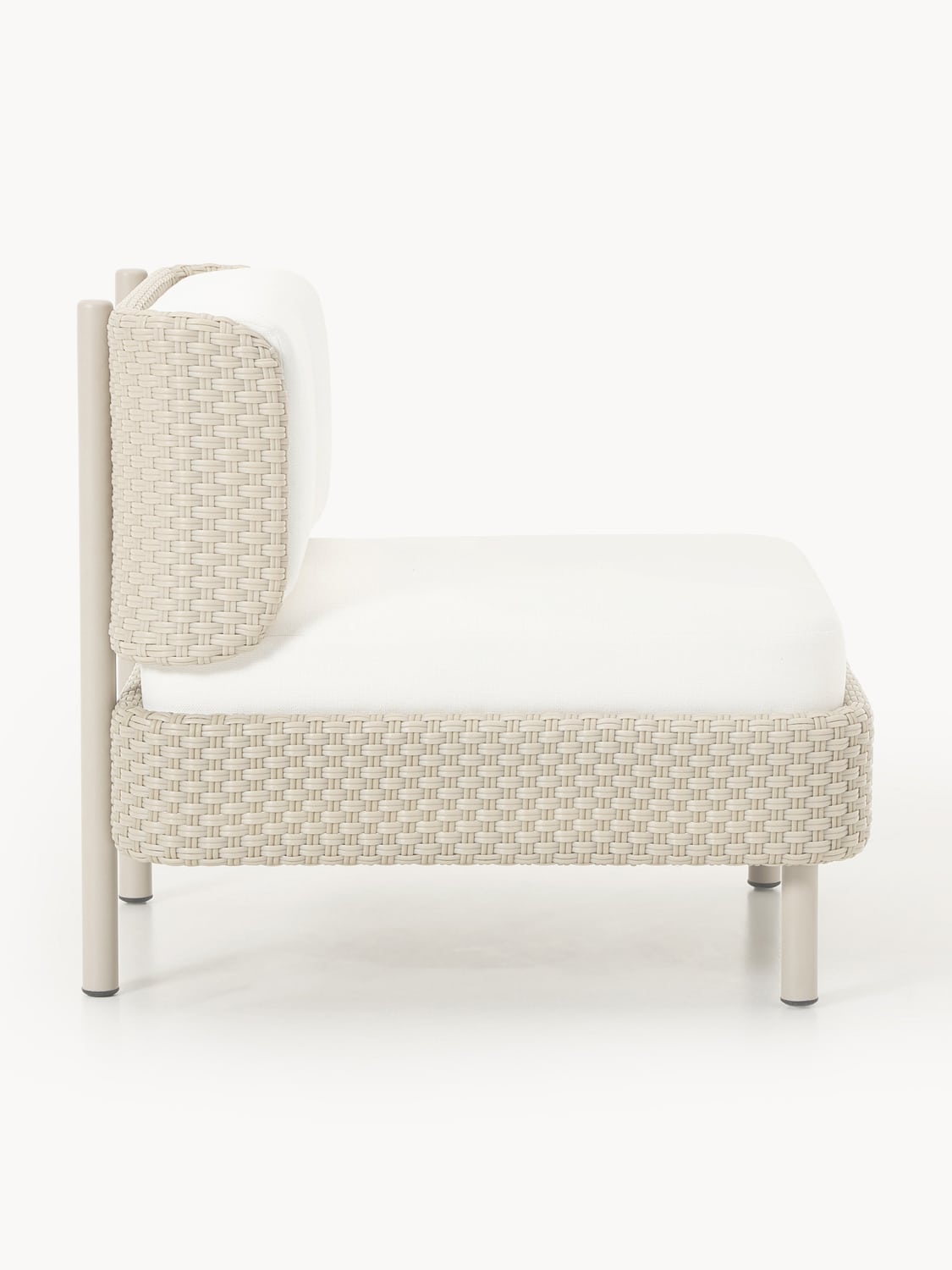Hani Modular Garden Lounge Chair with Protective Cover — Blush
