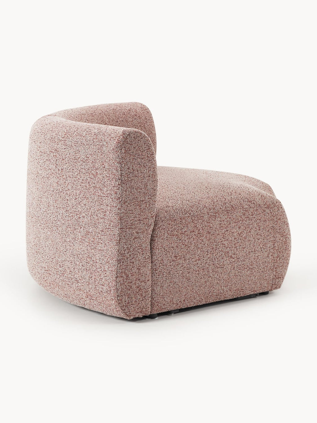 Sofia Round Bouclé Corner Module — Warm Grey