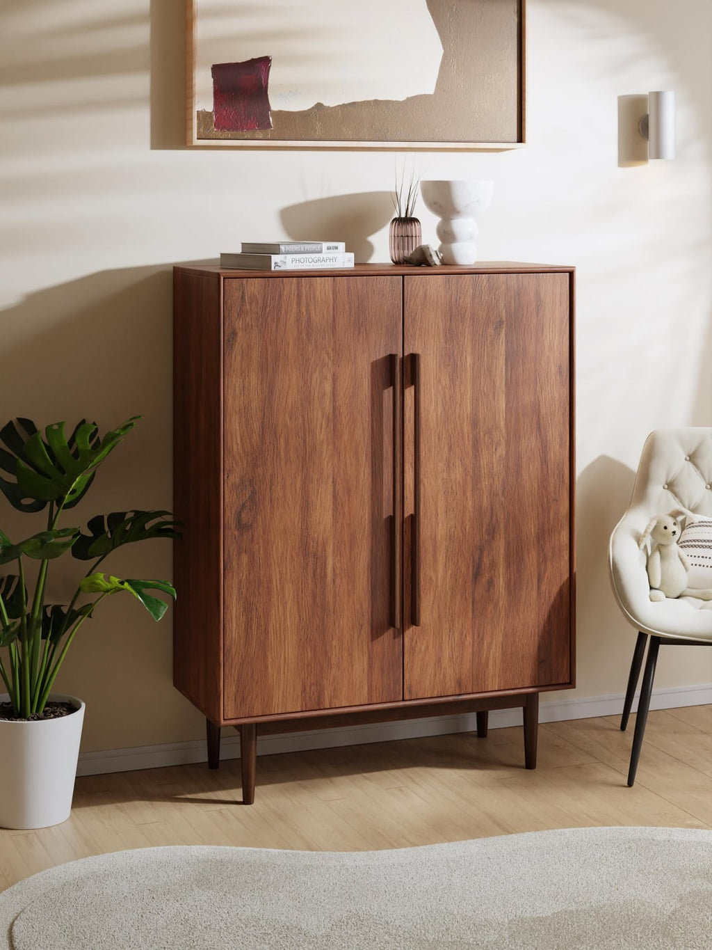 Paul Highboard in Mango Wood