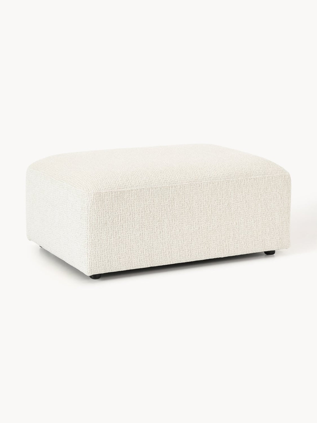 Melva Sofa Ottoman, B 99 x T 72 cm — Off-White