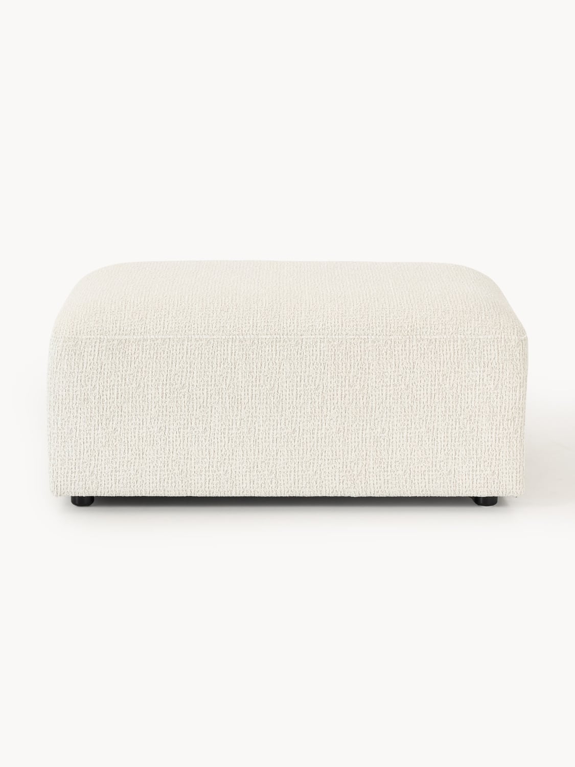 Melva Sofa Ottoman, B 99 x T 72 cm — Off-White