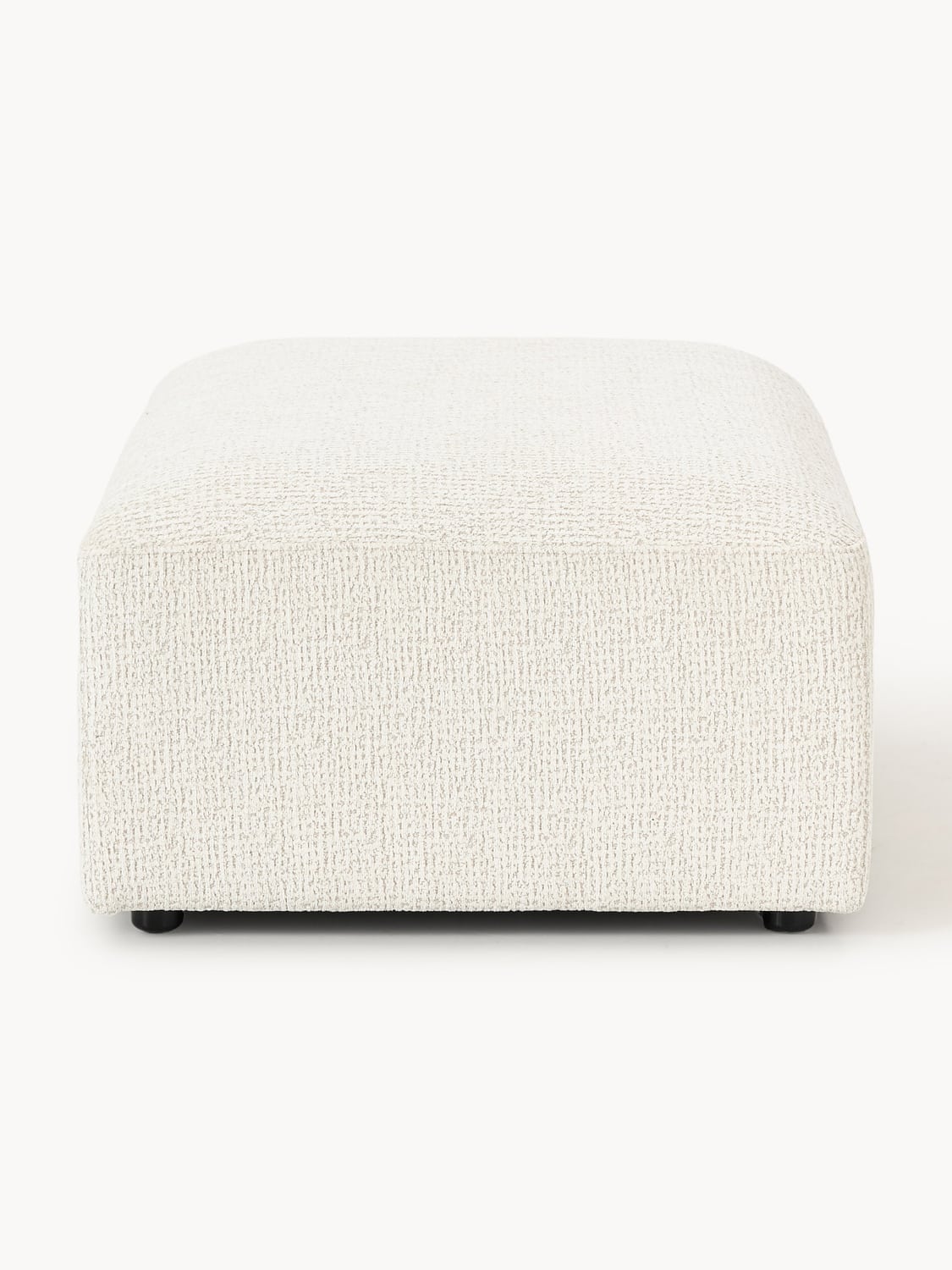 Melva Sofa Ottoman, B 99 x T 72 cm — Off-White