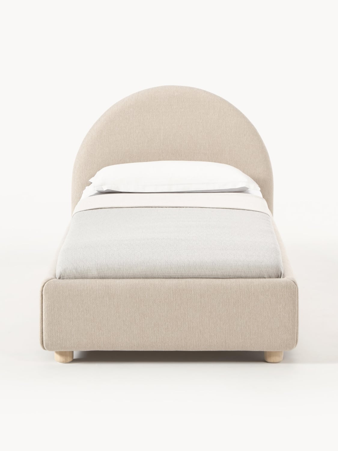 Ebba Single Bed — Blush