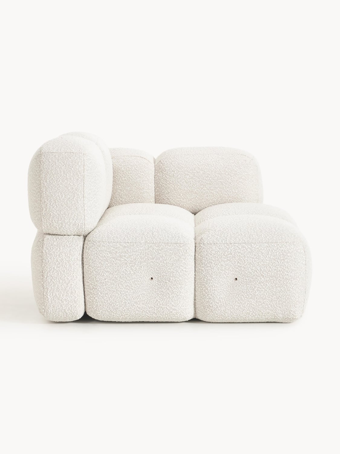 Tayla Corner Module in Bouclé — Off-White