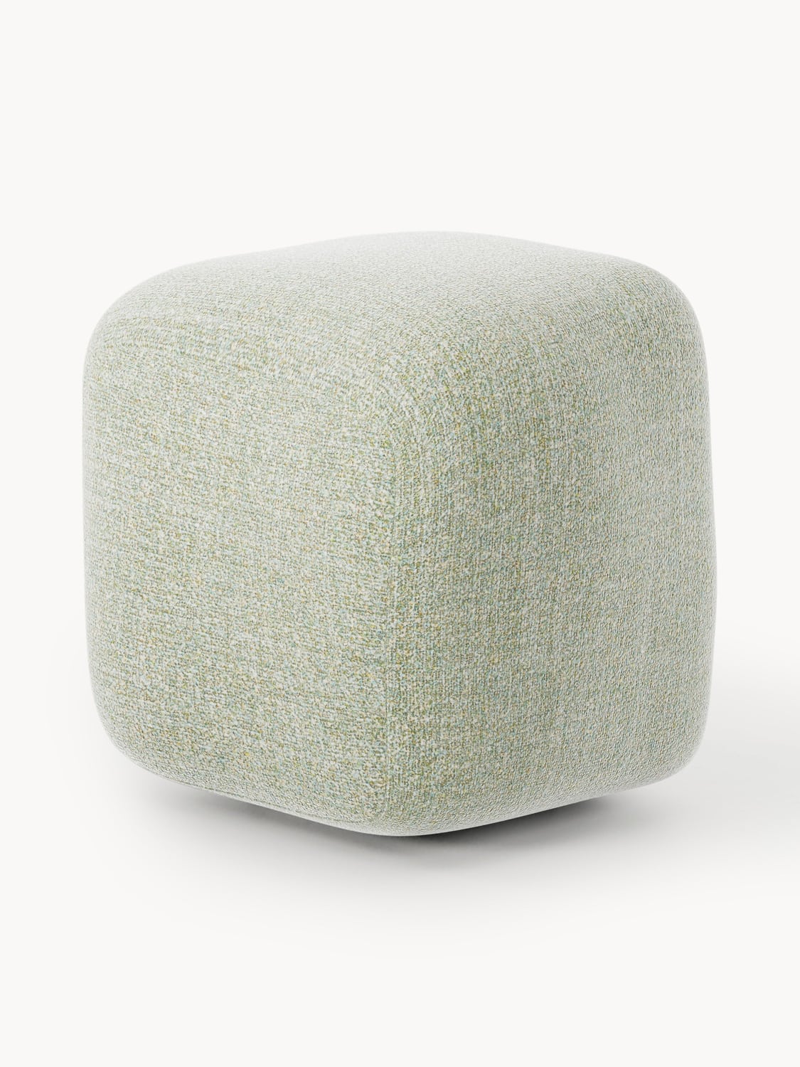 Wolke Tall Bouclé Sofa Ottoman — Oatmeal