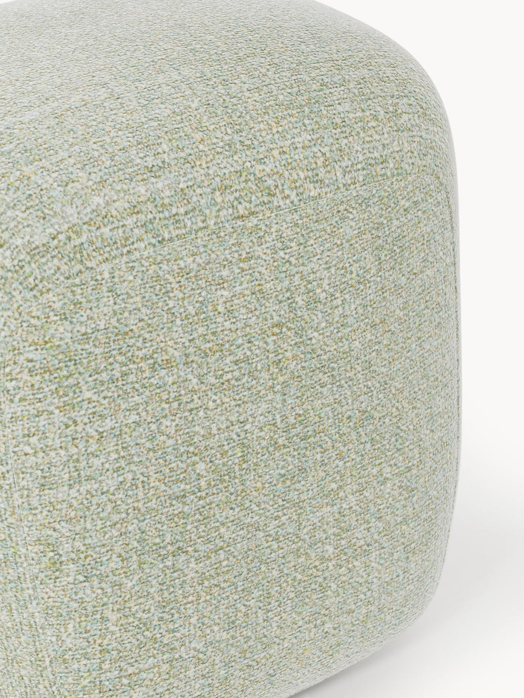 Wolke Tall Bouclé Sofa Ottoman — Oatmeal