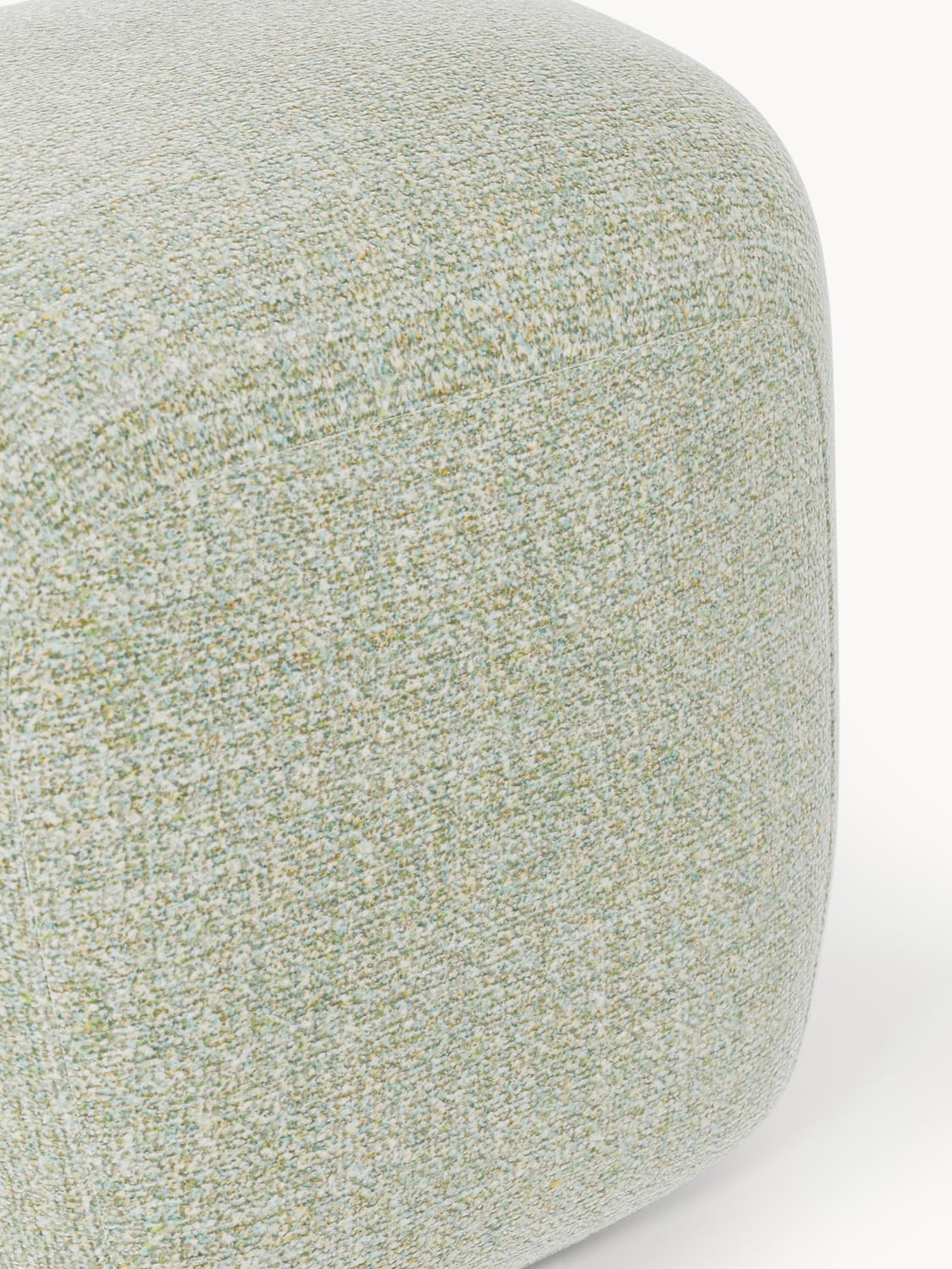 Wolke Tall Bouclé Sofa Ottoman — Oatmeal
