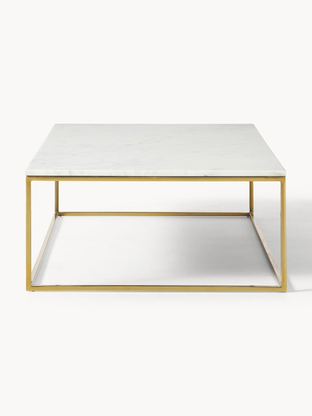 Alys Large Marble-Coffee Table — Light Grey