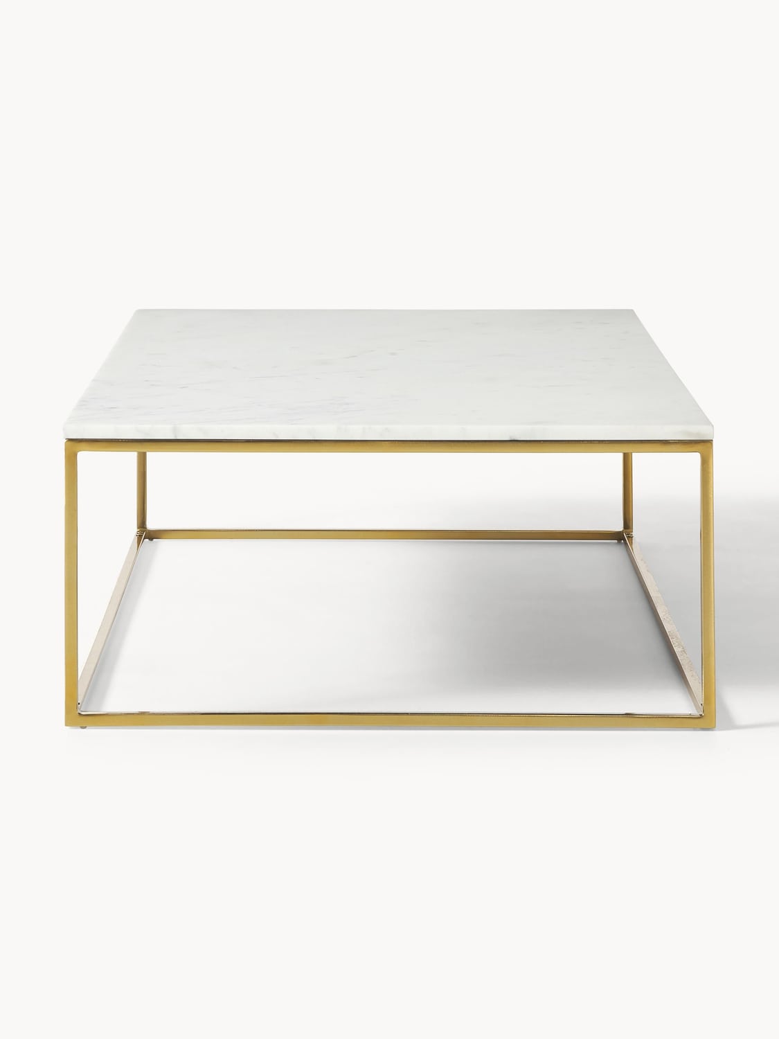 Alys Large Marble-Coffee Table — Light Grey