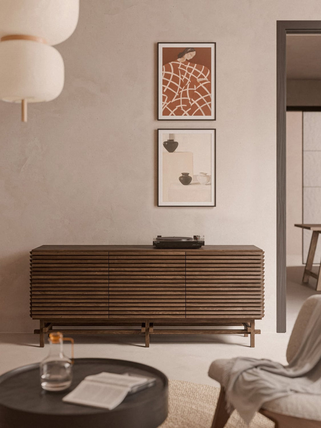 Pierce Sideboard in Oak — Brown