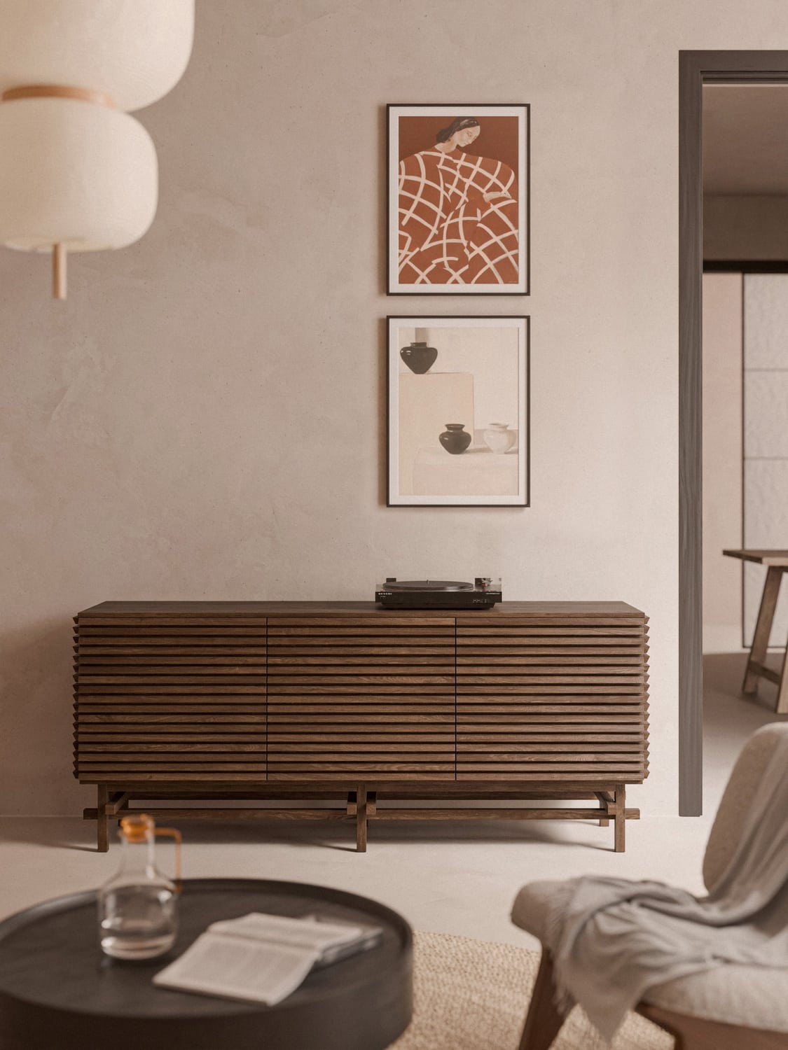 Pierce Sideboard in Oak — Brown