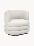 Solomon Designer Bouclé Armchair