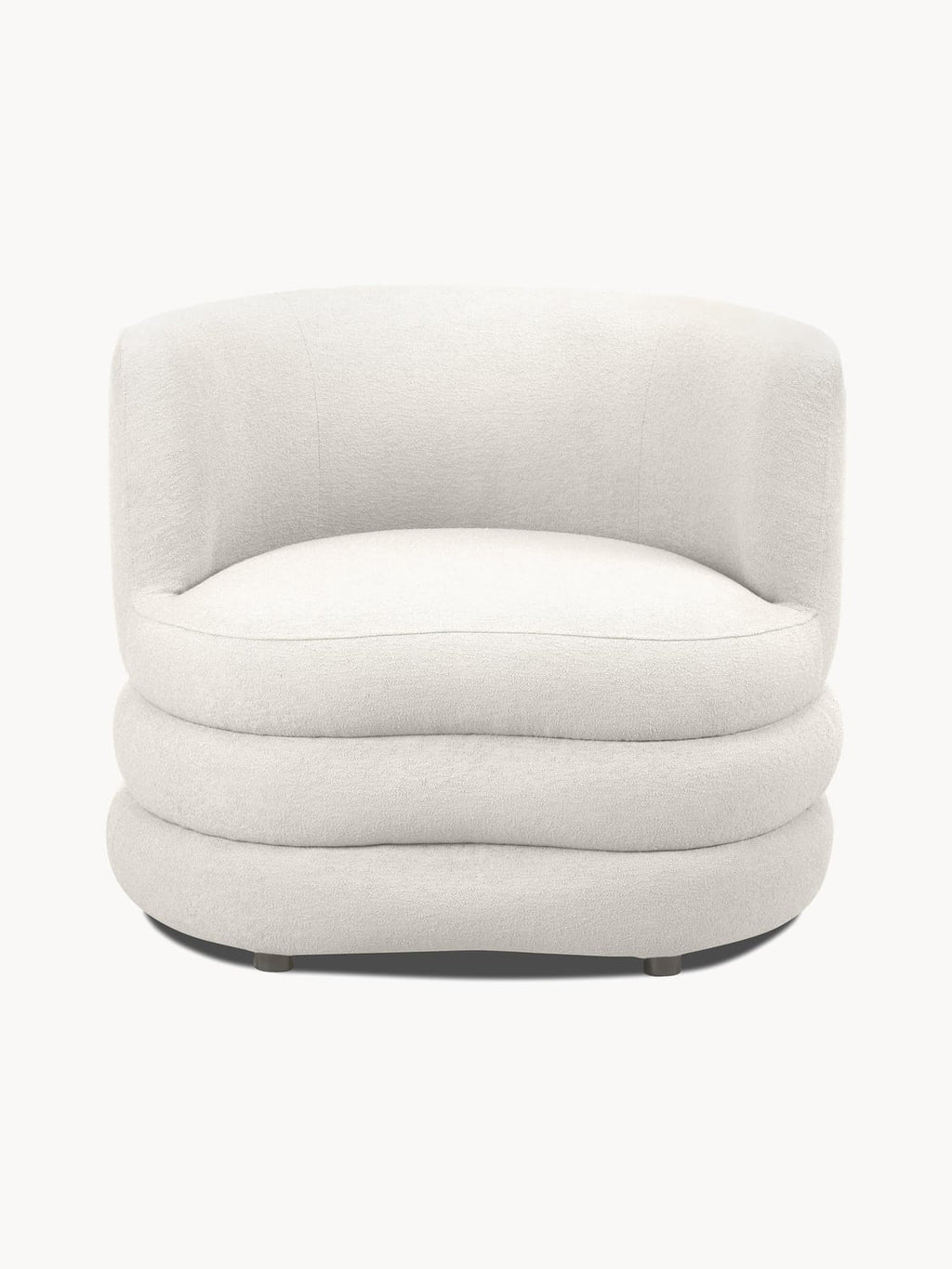 Solomon Designer Bouclé Armchair