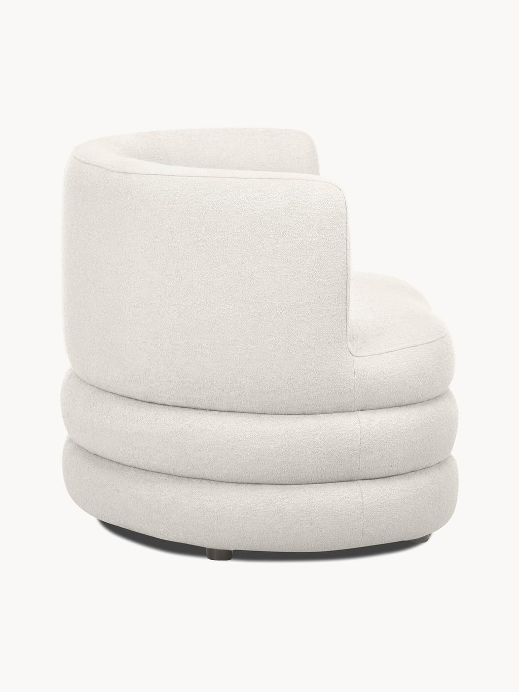 Solomon Designer Bouclé Armchair