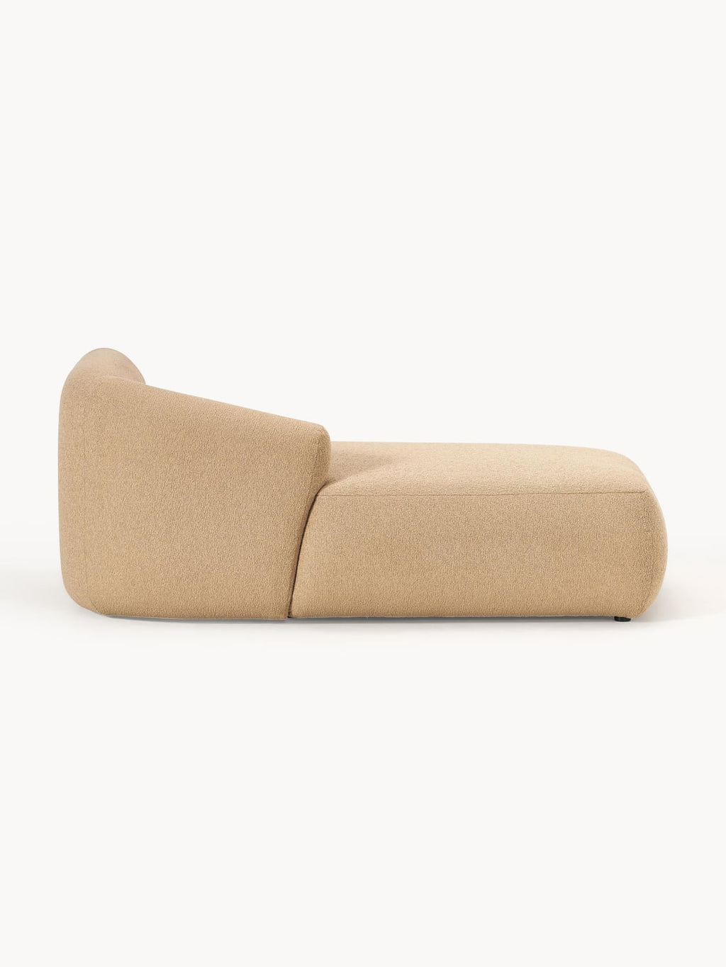 Sofia Bouclé-Chaise-Corner Module — Warm Grey
