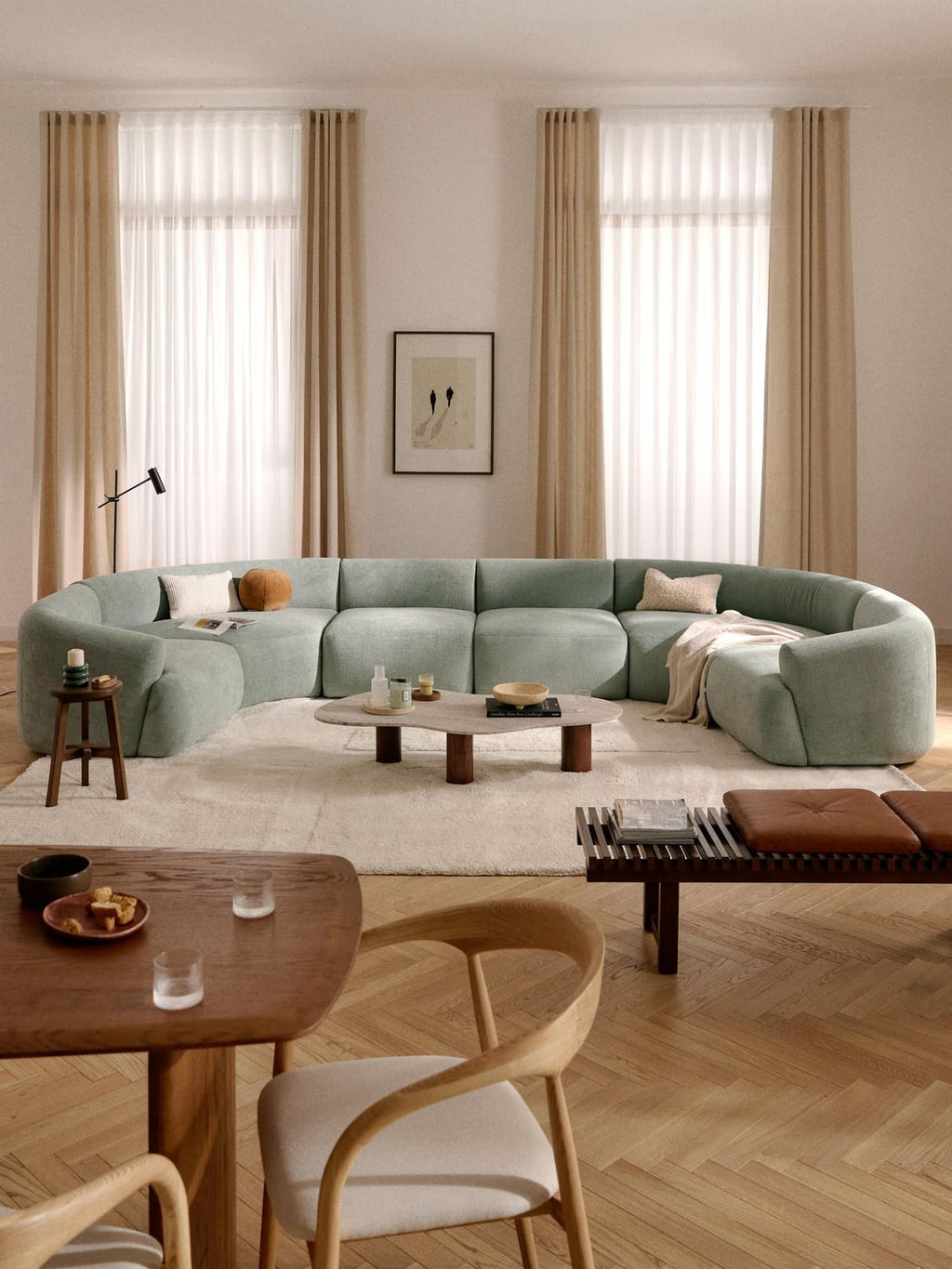 Sofia Modular XL Sofa — Pearl Grey