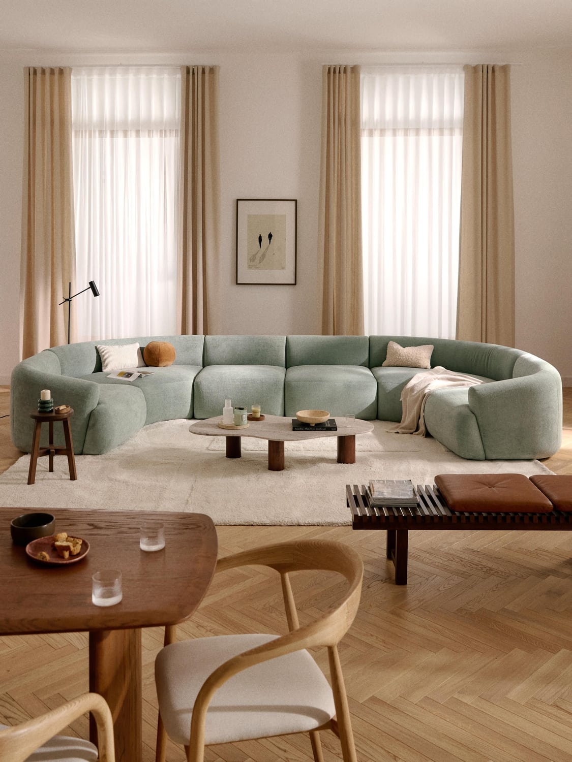 Sofia Modular XL Sofa — Pearl Grey