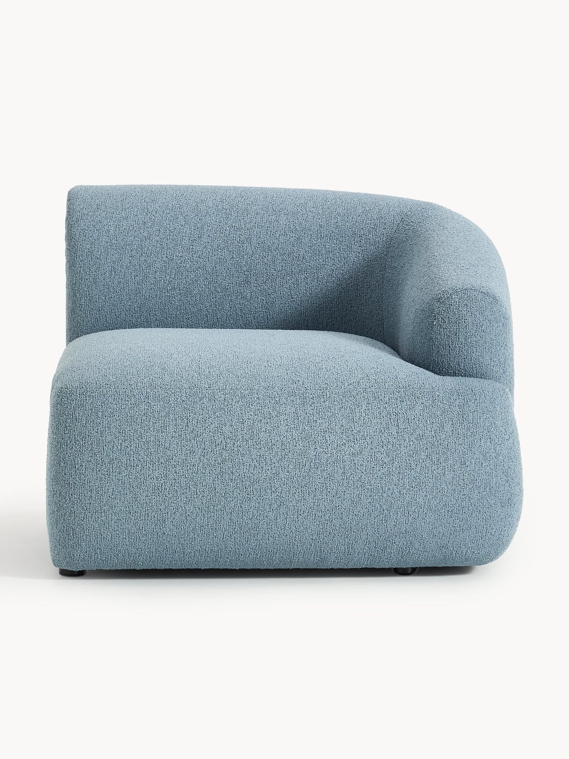 Sofia Bouclé Corner Module — Grey