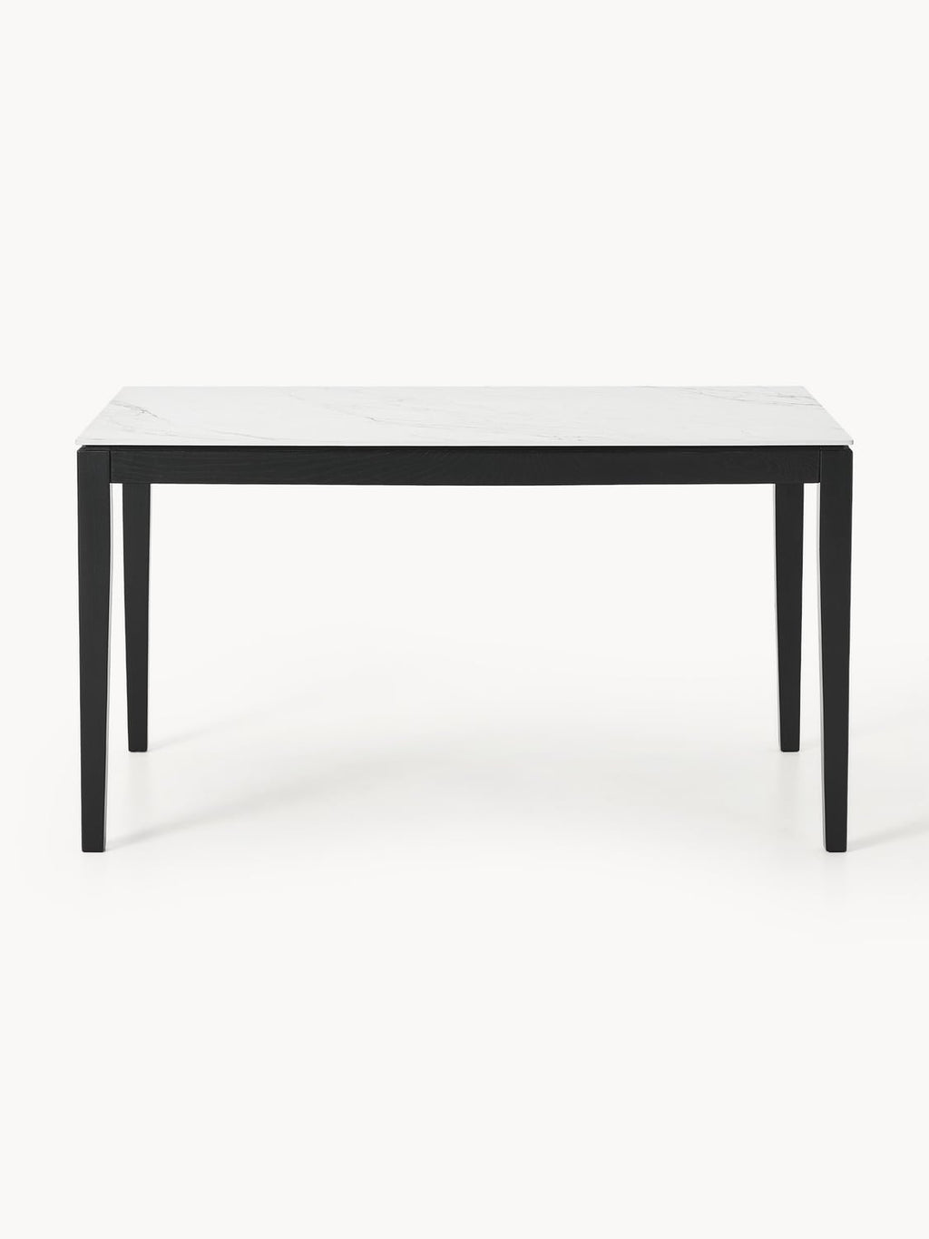 Jackson Dining Table with Table Top in Marble-Look, in various sizes — Lilac