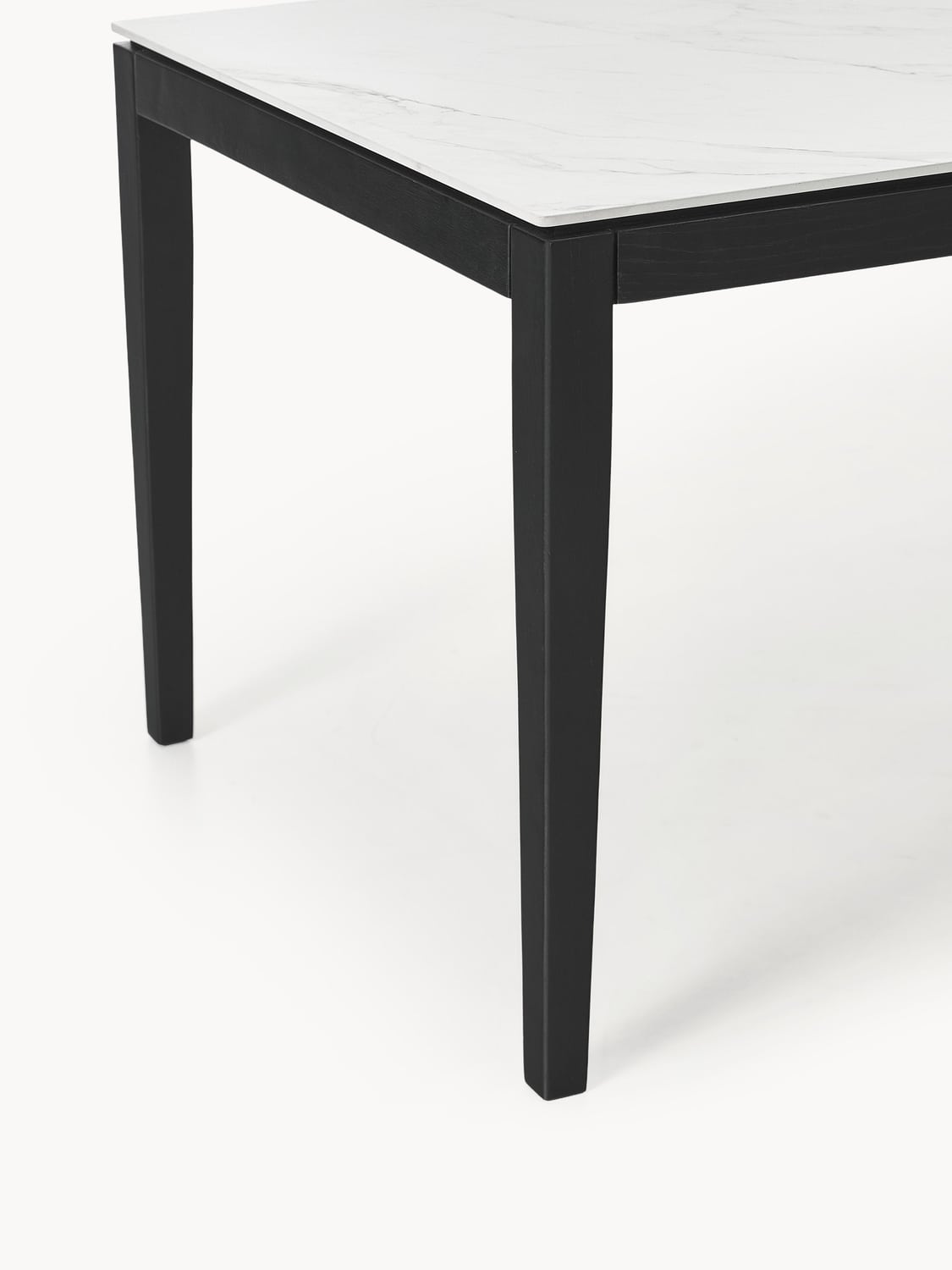 Jackson Dining Table with Table Top in Marble-Look, in various sizes — Lilac