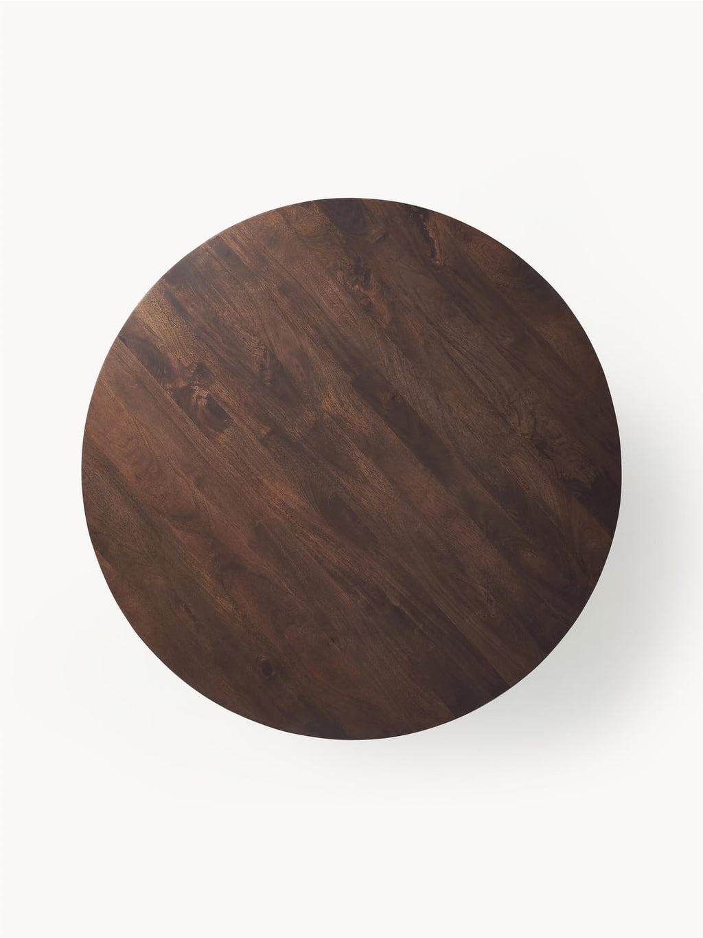 Luca Round Dining Table in Mango Wood, in various sizes — Light Grey