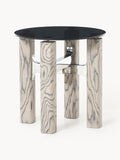 Sam Side Table with Glass Top