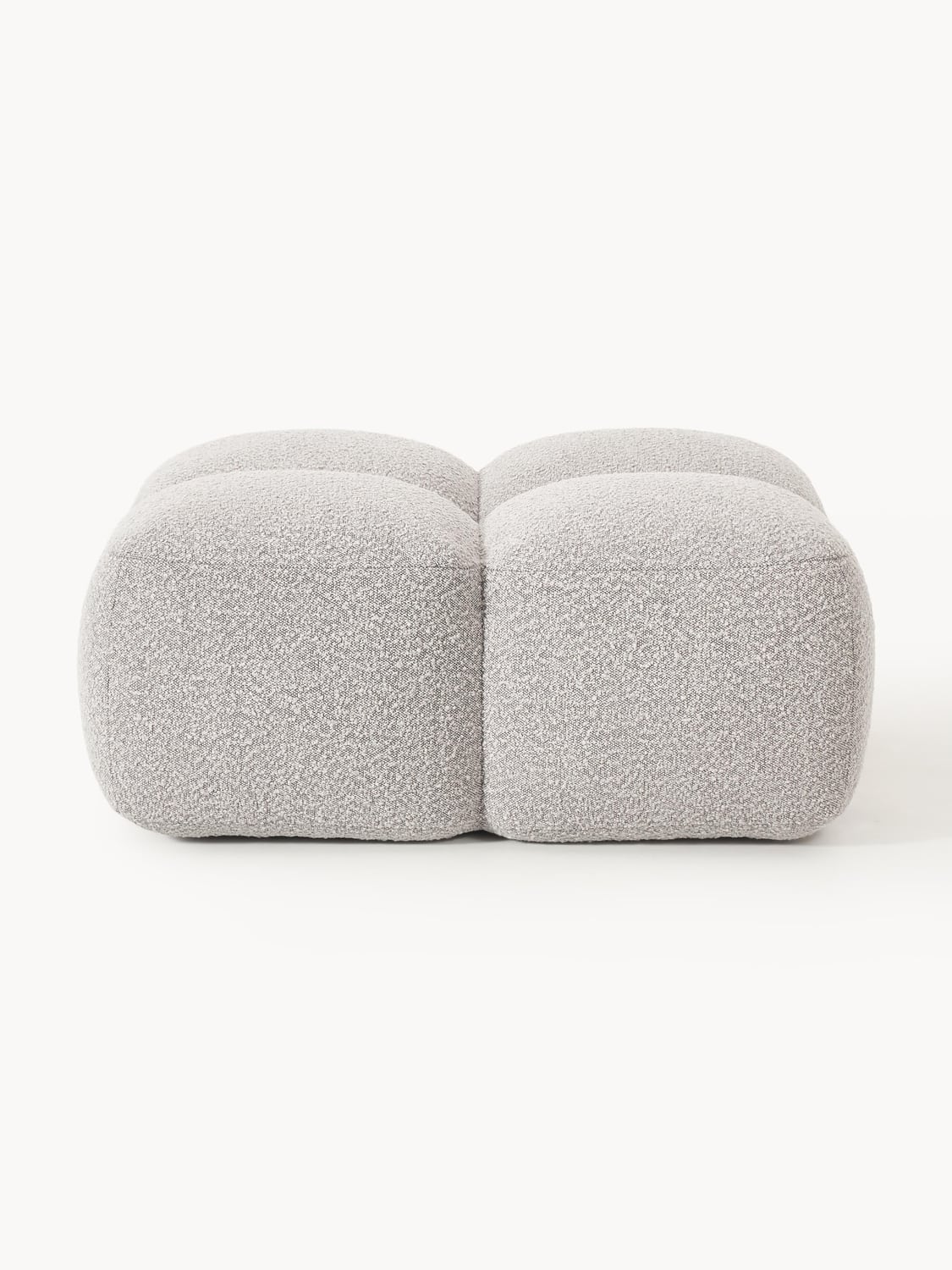 Tayla Sofa Ottoman in Bouclé — Oatmeal