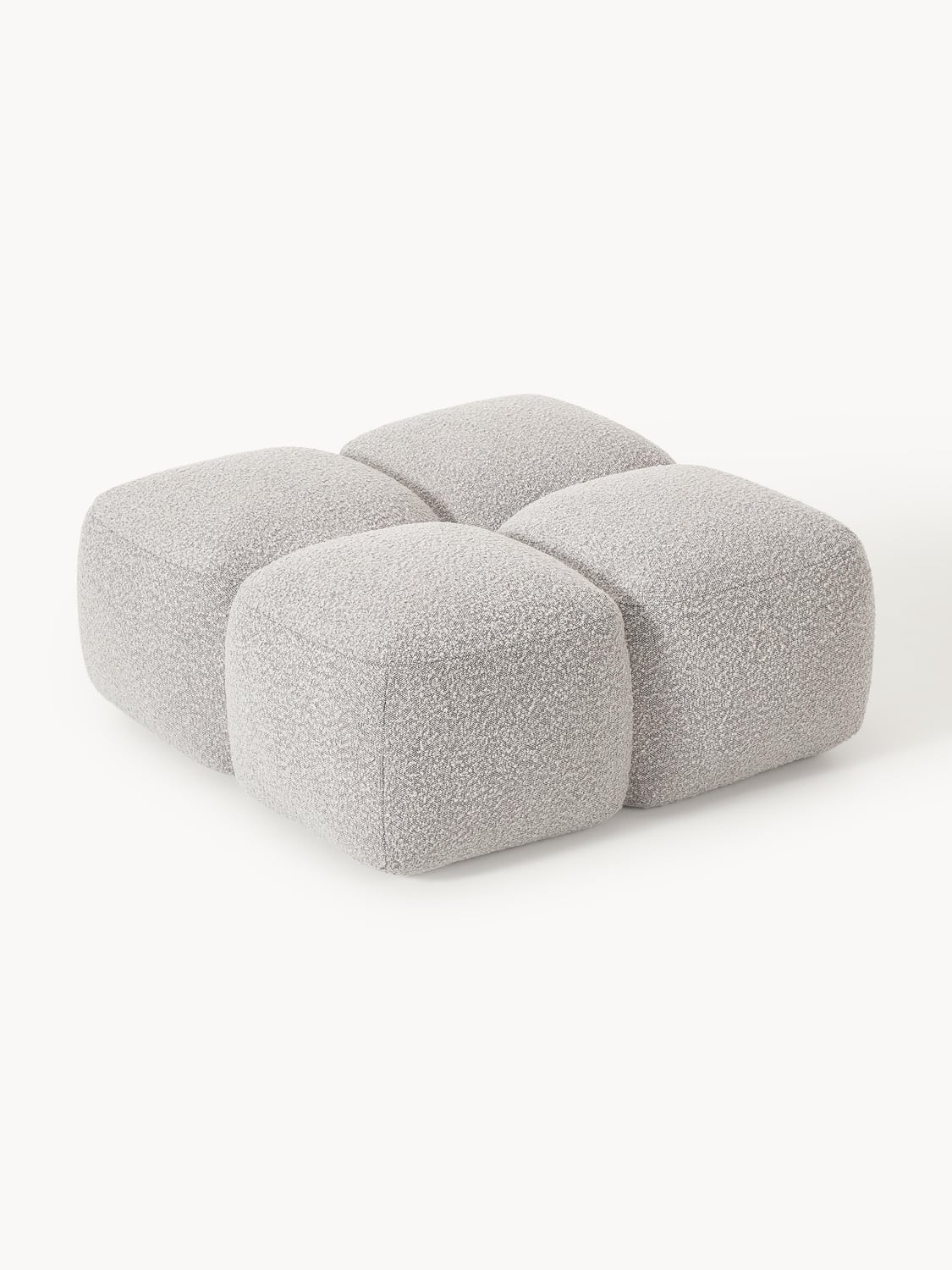 Tayla Sofa Ottoman in Bouclé — Oatmeal
