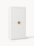 Denise Modular Hinged-Door Wardrobe, 100 cm Width, in various sizes