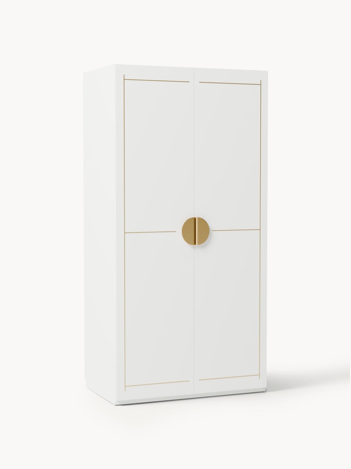 Denise Modular Hinged-Door Wardrobe, 100 cm Width, in various sizes