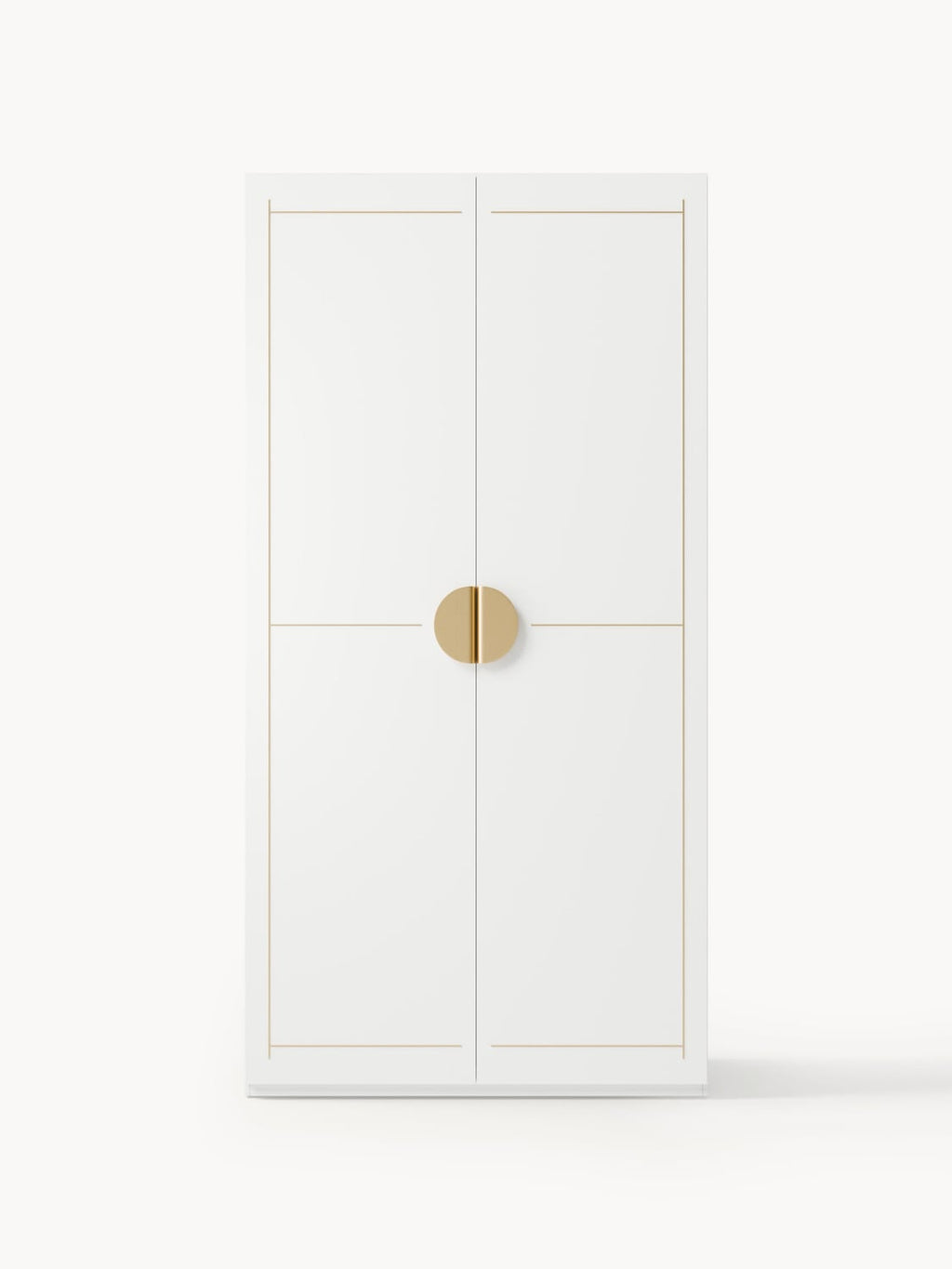 Denise Modular Hinged-Door Wardrobe, 100 cm Width, in various sizes