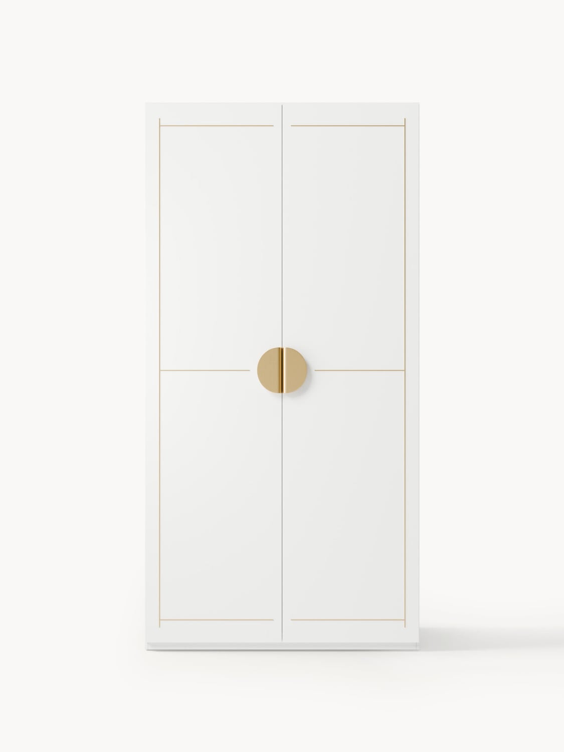 Denise Modular Hinged-Door Wardrobe, 100 cm Width, in various sizes