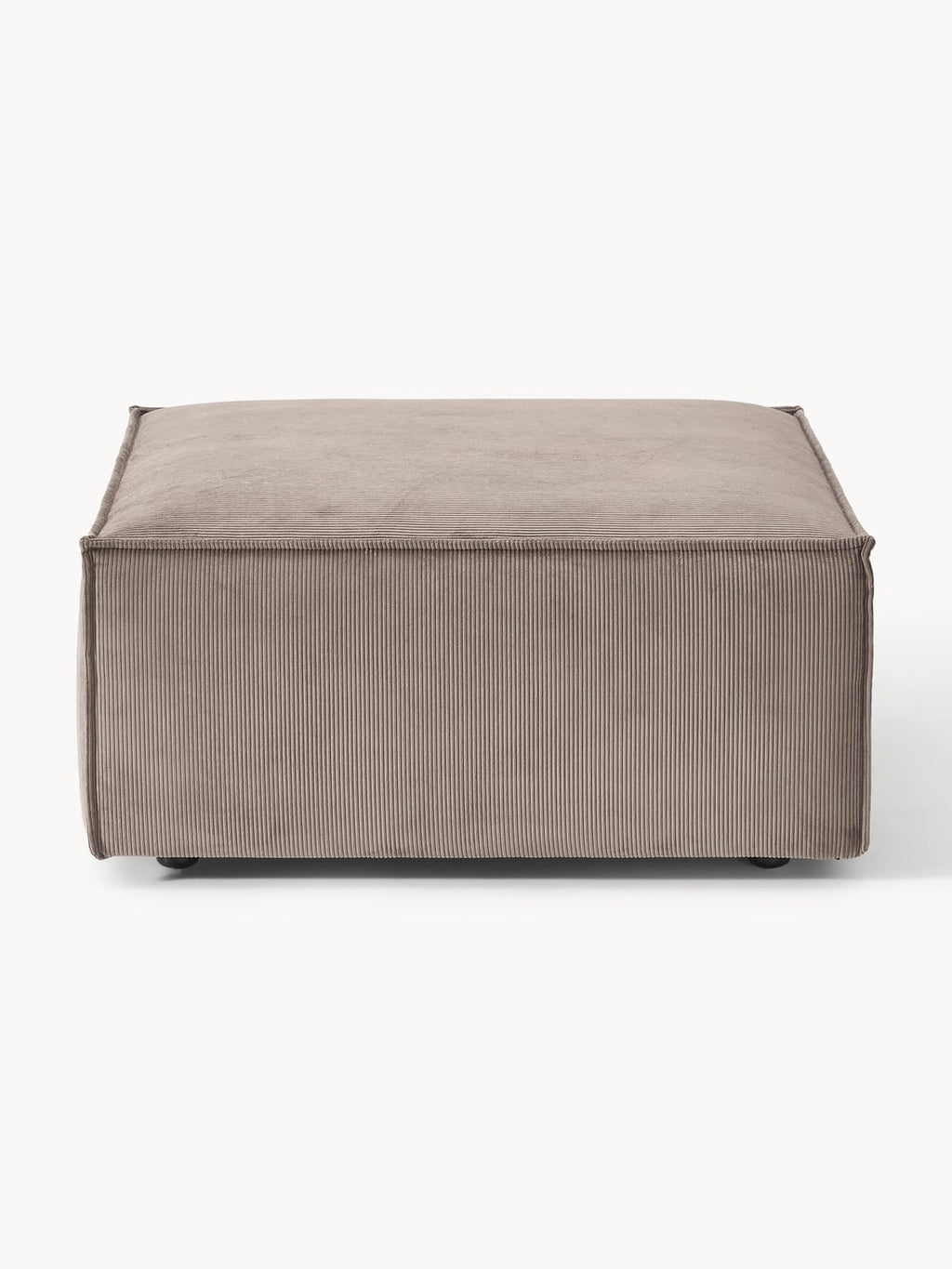 Lennon Sofa Ottoman in Corduroy — Taupe