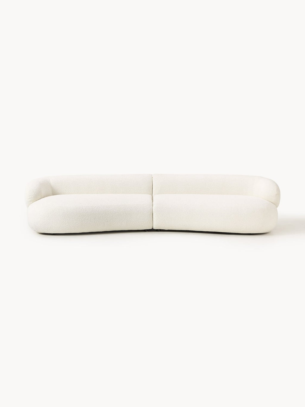 Alba Bouclé Sofa (4-seater) — Off-White
