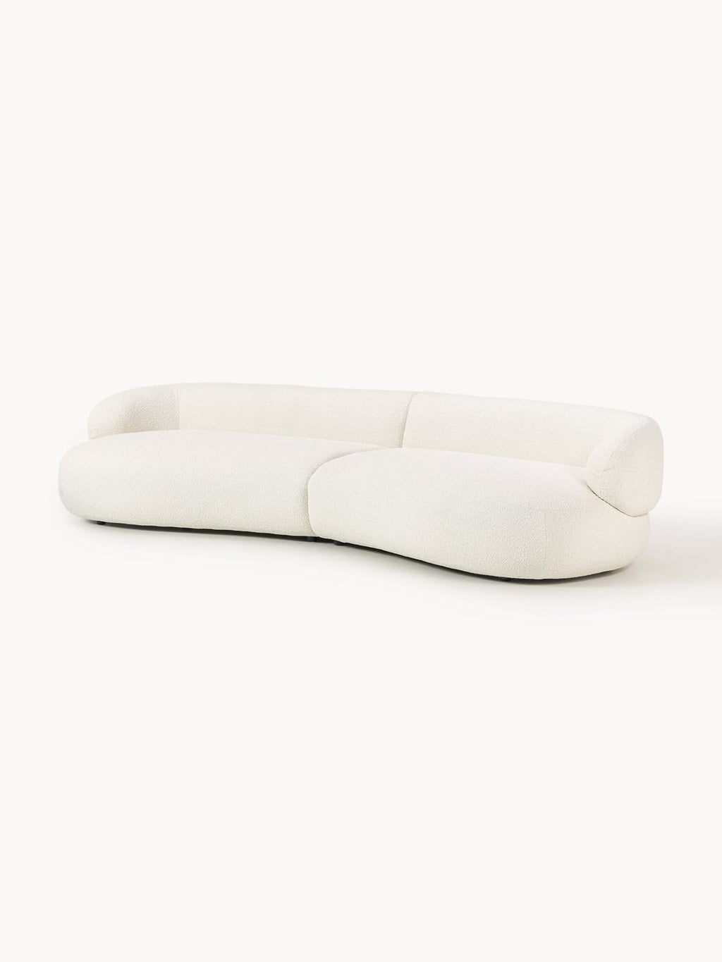 Alba Bouclé Sofa (4-seater) — Off-White